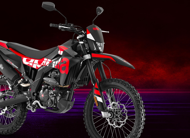 Suspension avant robuste de la Aprilia RX 125