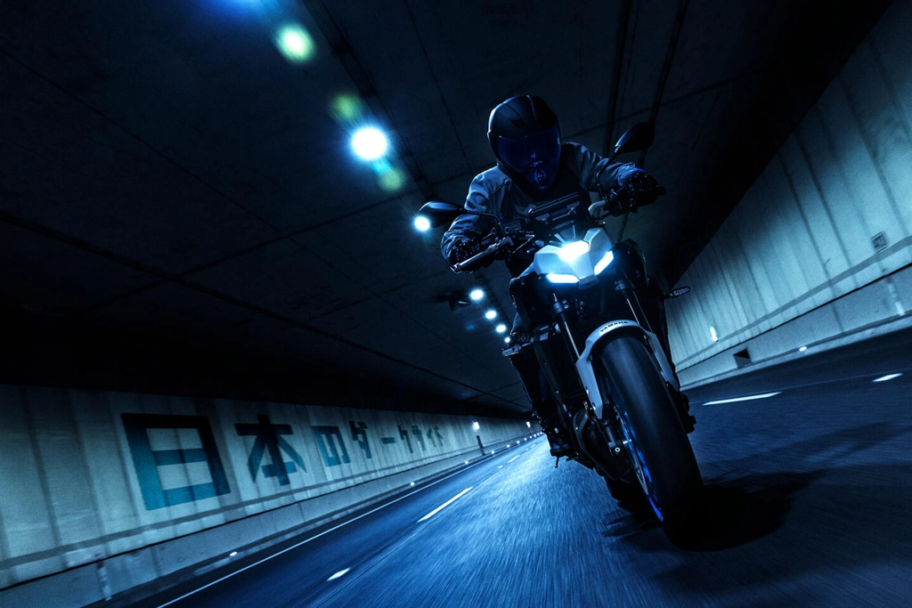 Tableau de bord digital de la Yamaha 2025 MT-07