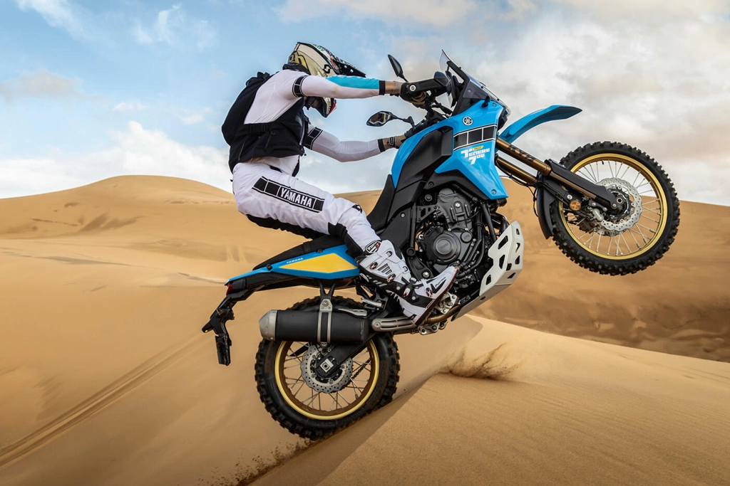 Détail du tableau de bord de la Yamaha 2026 Ténéré 700 Rally