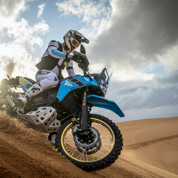 Tableau de bord TFT connecté de la Yamaha 2026 Ténéré 700 Rally