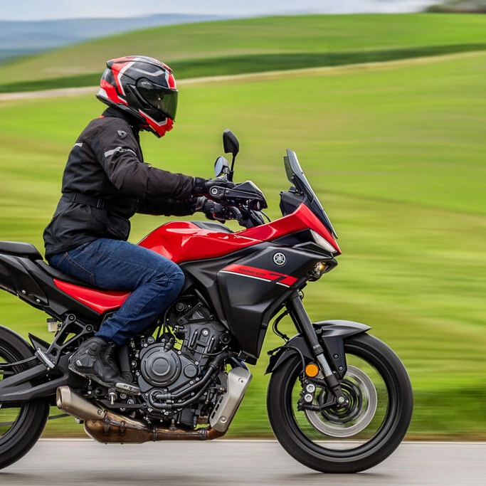 Tableau de bord TFT couleur de la Yamaha 2025 TRACER 7