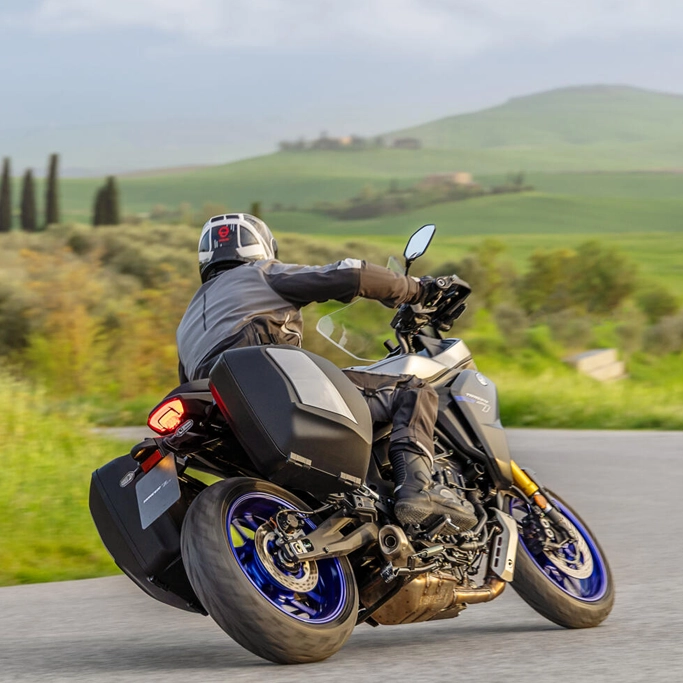 Design sportif de la Yamaha 2025 TRACER 7 GT