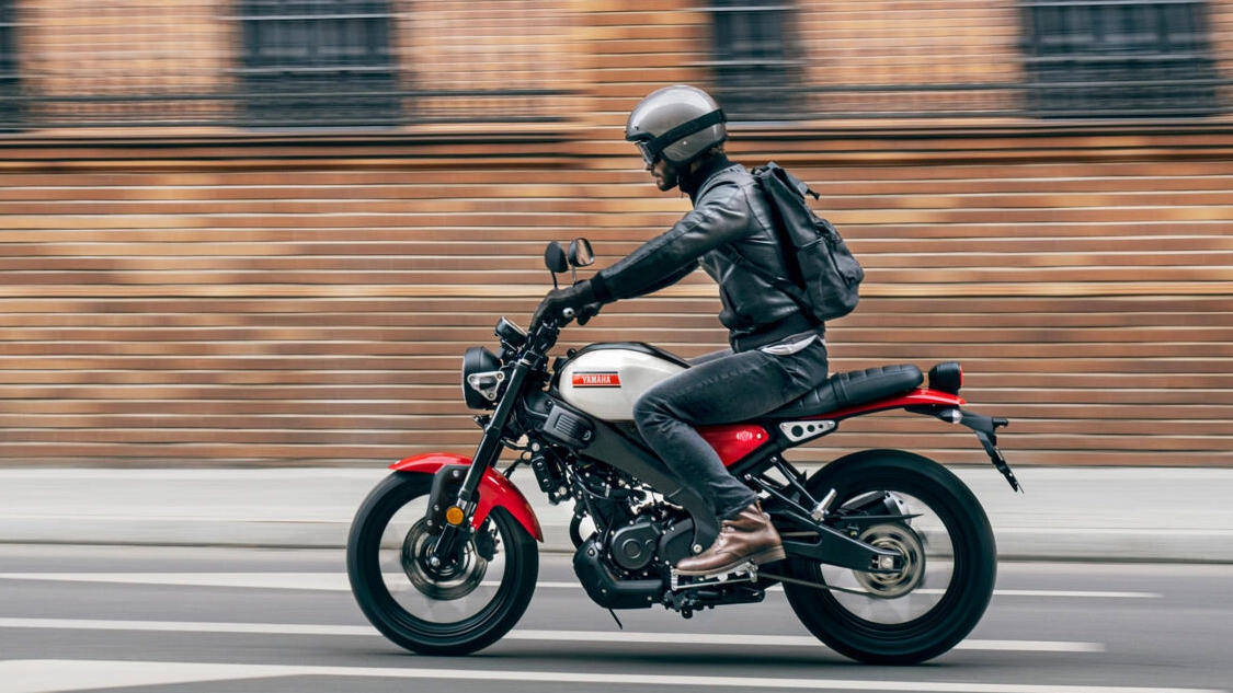 Tableau de bord digital de la Yamaha XSR125